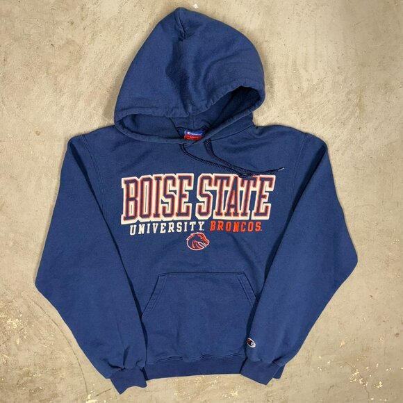 Champion Boise State University Broncos NCAA Football Pullover Hoodie Small - Picture 2 of 8